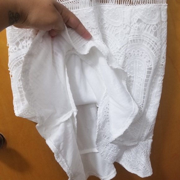 The Sunshine Crochet Mini Dress - Picture 5 of 11